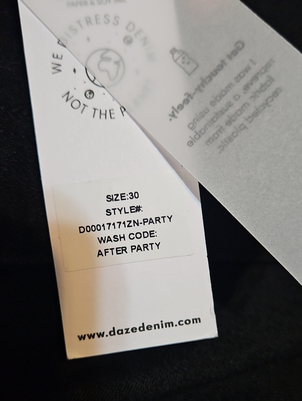 Daze Denim Shy Girl Black High-Rise Crop Flare Jeans-NWT - Picture 9 of 9